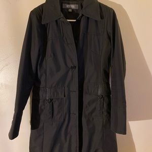 EUC Black Water Repellent Trench